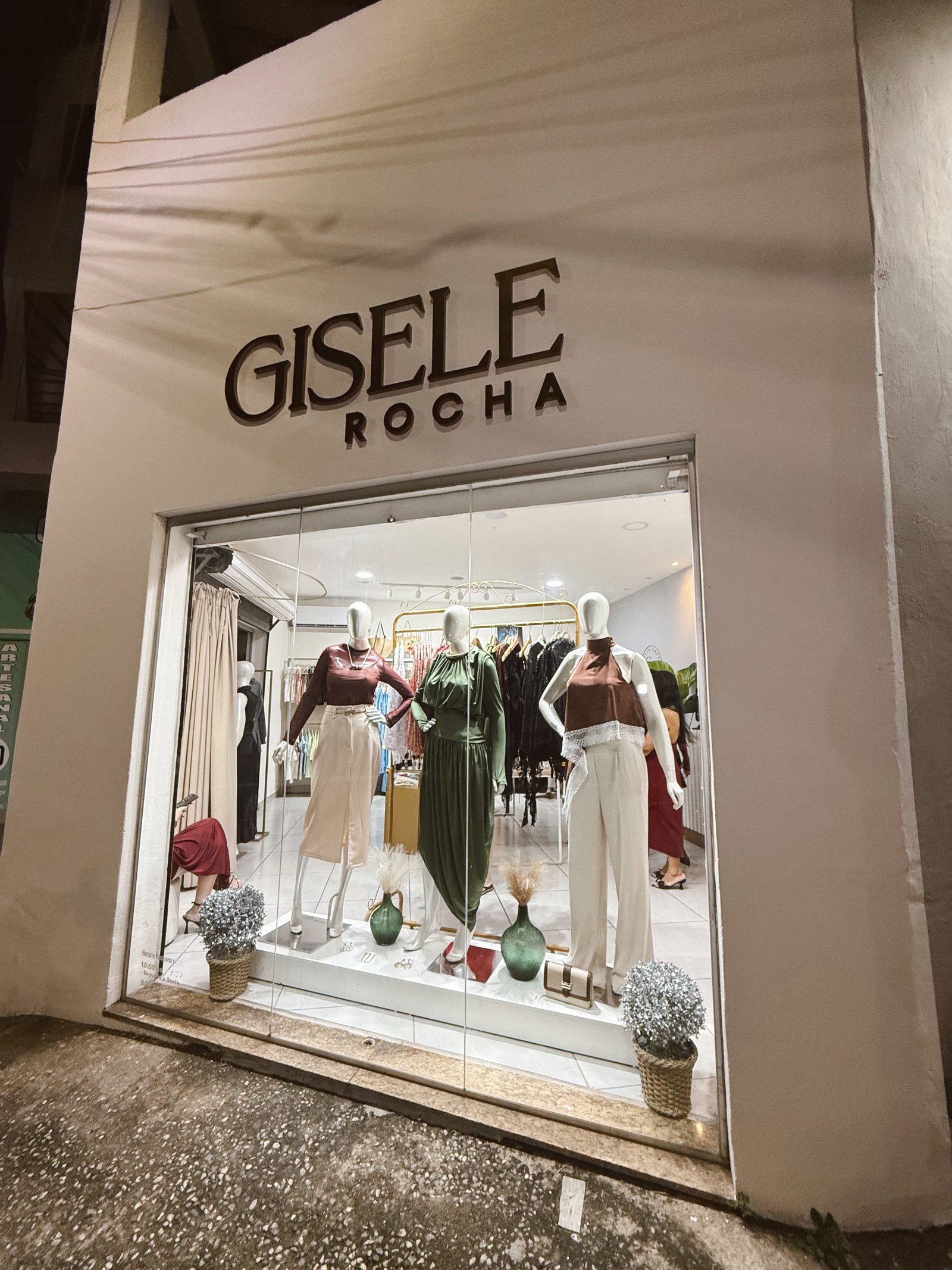 Fachada da loja Gisele Rocha em Governador Valadares